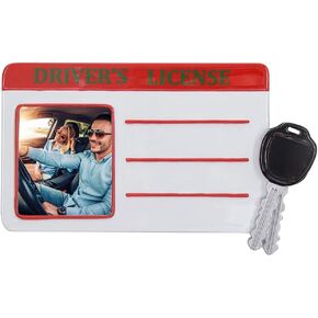 Driver License with Key Christmas Ornament Personalization, New Driver, New Car, Student Driver