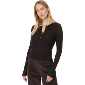 Madewell Women's Lightweight Alpaca Madison Henley Pullover