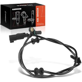 A-Premium ABS Wheel Speed Sensor Compatible with Chrysler & Dodge Models - Aspen 2007-2009, Durango 2006-2009, Sport Utility - Front Driver or Passenger Side, Replace# 5175787AA, 0265007758