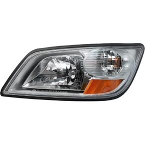 Pair Headlight Assembly Fits for Hino 238 258 268 338 165 185 2006-2019 Heavy Duty Truck Headlamp Included All Bulbs 81150E0530 81110E0530
