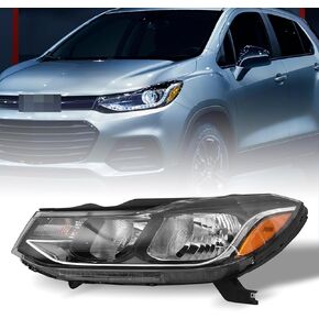 Halogen Headlight Assembly with Bulbs Fit For 2017 2018 2019 2020 2021 2022 Left Driver Side for CHEVROLET Chevy TRAX Headlight GM2502444 42698950