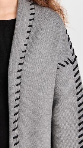 endless rose Women's Whip Stitched Long Knit Cardigan in Saudi Arabia