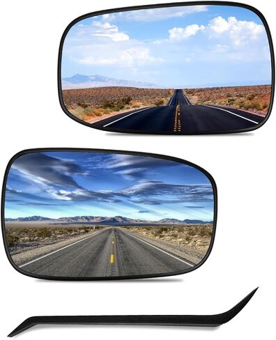 زجاج مرآة ساخن من ULZOZN لجانب الركاب مناسب لسيارة Honda Accord 2003-2007 استبدال 76203-SDC-N01، عدسات مرآة الرؤية الخلفية اليمنى in Kuwait