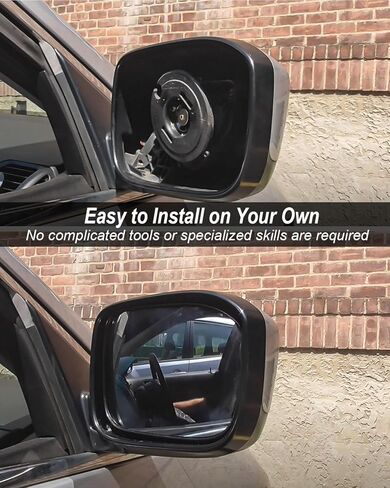 زجاج مرآة ساخن من ULZOZN لجانب الركاب مناسب لسيارة Honda Accord 2003-2007 استبدال 76203-SDC-N01، عدسات مرآة الرؤية الخلفية اليمنى in Kuwait