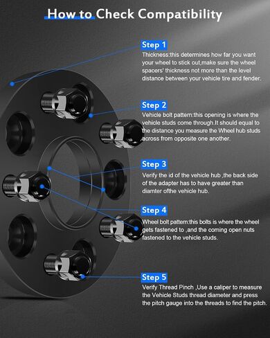 ECCPP 2X 5 فواصل عجلة العروة محورية 20 مم 5x120 مم إلى 5x120 مم 66.9 مم تتحمل لـ Equinox Camaro 2010-2016 مع ترصيع 14x1.5 in Saudi Arabia