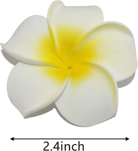 Hawaiian Foam Artificial Frangipani Hawaiian Petals Plumeria Flower DIY Home Wedding Party Decoration / 100Pcs, Pink in Saudi Arabia