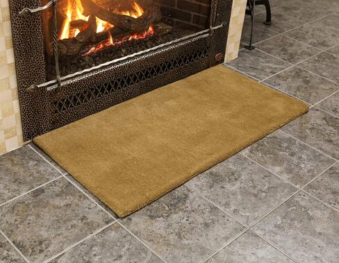 Sienna Solid Wool Hearth Rug, Rectangular in Saudi Arabia