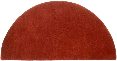 Sienna Solid Wool Hearth Rug, Rectangular in Saudi Arabia