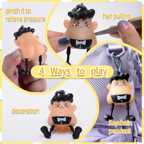 بيكابو متعة سحب الشعر فيدجيت GagToys، ألعاب مضادة للقلق والألعاب المبتكرة للتهوية، نشاط إعادة توجيه رائع للجامعين، ألعاب تململ التقاط الجلد لعيد الميلاد لهدايا عيد الميلاد in Saudi Arabia