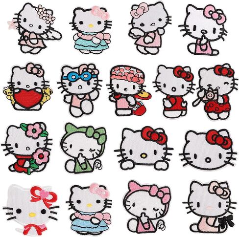 12 Pcs Iron On Patches Dog Embroidered Sew On Applique Cute DIY Crafts for Clothing Backpack Jeans Dress Hat in Saudi Arabia