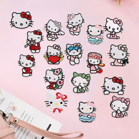 12 Pcs Iron On Patches Dog Embroidered Sew On Applique Cute DIY Crafts for Clothing Backpack Jeans Dress Hat in Saudi Arabia