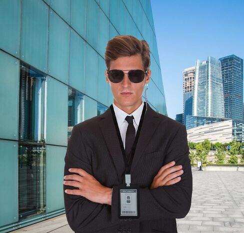 Agent Costume Set Secret Security Service Outfit Accessory Kit Includes Zipper Tie Black Sunglasses Earpiece and ID Card in Kuwait