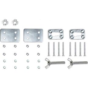 Extreme Max 5001.5778 Removable Hardware Kit for Deluxe Chrome Motorcycle Wheel Chock