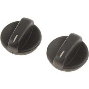Dorman 76894 Temperature Control Knobs Compatible with Select Honda Models, 2 Pack,Black