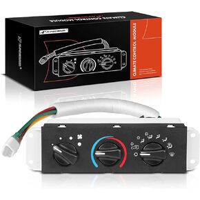 A-Premium - HVAC A/C and Heater Climate Control Panel Module with Blower Motor Switch - Compatible with Jeep Vehicles - Wrangler TJ 1999 2000 2001 2002 2003 2004-1999-2004 - Replace# 55037473AB