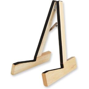 Mr.Power Wood A-Frame Guitar Stand, Wooden Floor Guitar Holder, Portable Folding Travel Stringed Instrument Stand for Acoustic Classical Electric Guitars Bass, Good for Guitar Players Beginner Student