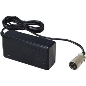 AlveyTech 36 Volt 1.0 Amp XLR Battery Charger - Compatible with The Razor Rambler 16, EcoSmart Metro HD, C25/C35 SLA, Electric Folding Scooter, Mini Pocket Bike, Dirt Bike Parts, Power Scooters