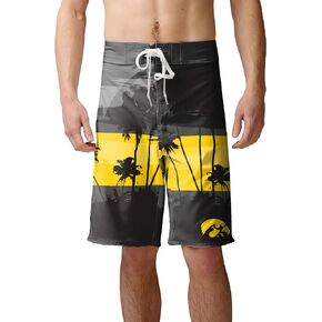 FOCO Men's Team Logo Sunset Swim Boardshorts
