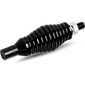 Nirider LED Whip Light Spring Black CB Antenna Spring Mount Lighted Whip Mounting Bracket Quick Release Barrel Heavy Duty Dune Flag Mount for UTV ATV RZR SXS Truck Car Off Road Can Am
