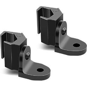 UTV Flag Whip Light Mount, 2 PCS 360° Adjustable Heavy Duty UTV Whip Mounting Bracket for Polaris Ranger General Can am Defender Commander 2021+ Maverick Trail/Sport Work for Pro-fit Cage