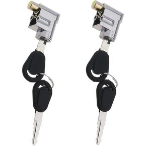 Create idea 2pcs Battery Cylinder Lock Ignition Switch Anti-Theft Safety Lock for Motorcycle Electric Bike Scooter E-Bike with 4 Keys Light Weight