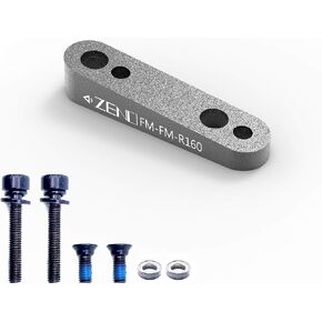 Zeno Rotor Adaptor – Flatmount caliper to Flatmount Frame with 140 or 160 rotor (Blue)