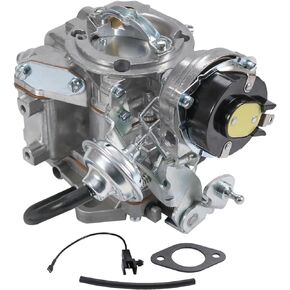 RADHLBNIU 2 Barrel Carburetor Compatible with Ford Mustang 289 302 351 Cu Jeep 360 Cu Engine, Replace Motorcraft 2100 2150 Carb Electric Choke