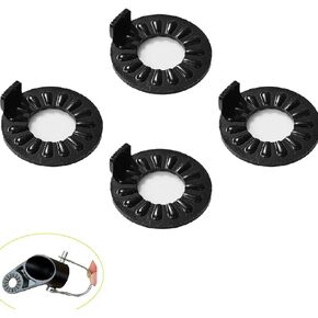 4 Pack Behind Bike Trailer Mount Washer Metal Lock Ring Replacement for Instep Schwinn Bicycle Converts to Stroller Canopy Kids Pet Dog Rear Carrier Coupler Hitch Connector Attachment Parts