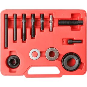 WINTOOLS 12 Pcs Pulley Puller Remover & Installer Kit Power Steering Pump Alternator Pulley