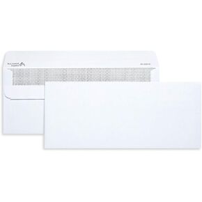 Blue Summit Supplies 500 Number 10 Envelopes Self Seal - Number 10 Business Envelopes Letter Size - Security Tint - Flip and Seal Flap - 4 1/8 x 9 1/2-500 Count