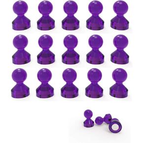 Ant Mag Magnetic Push Pins Strong Push Pin Magnets for Fridge Whiteboards Calendars Maps in School & Office Pack of 18 White