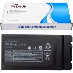 CF-VZSU0PW CF-VZSU0PR CF-VZSU0PK CF-VZSU0LW Battery for Panasonic Toughbook CF54 CF-54 MK1 MK2 MK3 Series 54 Gloved Multi Touch, 54 Lite, 54 Performance, 54 Prime Series CF-54F0961VM 11.1V 46Wh