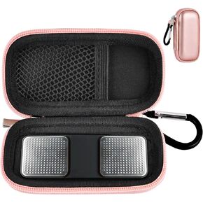 حافظة مراقبة معدل ضربات القلب متوافقة مع جهاز AliveCor KardiaMobile Personal EKG/لجهاز AliveCor KardiaMobile 6L/ لجهاز مراقبة القلب Sec. حامل حمل للتخزين يناسب منظم حبوب الدواء - ذهبي وردي (الصندوق فقط)