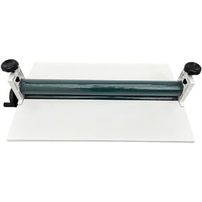 INTBUYING 14In Manual All Metal Frame Cold Roll Laminator Commercial Professional 0.4" Thickness Foldable Roll Laminating Machine Vinyl Photo Film Mounting Laminator Mount Laminating Machine in Kuwait