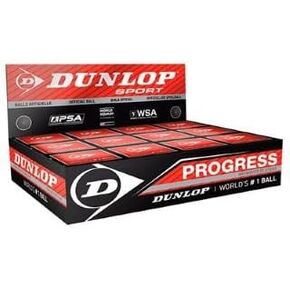 DUNLOP Progress Squash Ball 12 Pack Red -