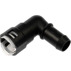 Dorman 800-418 Heater Hose Connector 3/4 x 3/4 Compatible with Select Ford / Lincoln Models, Black, 1 Count (Pack of 1)