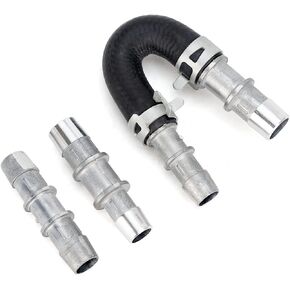 Universal Engine Heater Core Bypass Kit with 5/8" and 3/4" Hoses Suitable for Most Heater Hoses