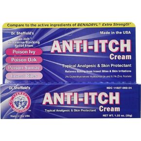 Anti-Itch Cream with Histamine Blocker, 1.25 oz