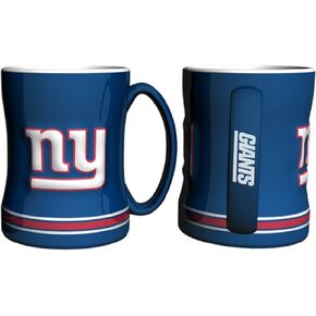 New York Giants 14 Ounce Sculpted Logo Relief Coffee Mug