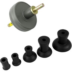Valve Lapping Tool Kit Small Engine Valve Lapping Tool Attachment for Automobiles Motorcycles Atvs and Small Engines with 4 Suction Plates