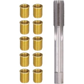 Hilitand Spark Plug Thread Hole Repair Tools Metal M12x1.25 Inserts M14x1.25 Tap 14mm Rethreaded Kit
