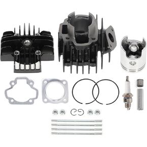 ECCPP New Cylinder Piston Ring Gasket for 1981-2009 for Yamaha PW50 60cc Compatible fit for Cylinder Piston Gasket Top End Kit 4J2-11111-00-00