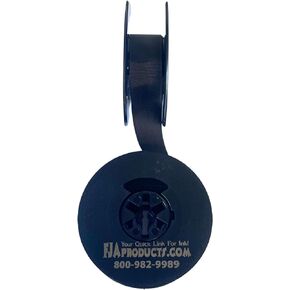 Universal Typewriter Ribbon Twin Spool Black 1/2" Ribbon on 2 inch Spool with Eyelets. Made in USA
