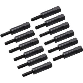 Black Valve Cover Bolt 12pcs Chrome Auto Valve Cover Bolt Set Fit for FORD 289 302 351W