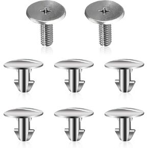 8 قطع من براغي مسمار غطاء المحرك السفلي، دبوس غطاء الوصول إلى محرك الرادياتير، غطاء الوصول السفلي للمحرك، مناسبة لسيارة Accord Civic CRV (فضي) in Kuwait