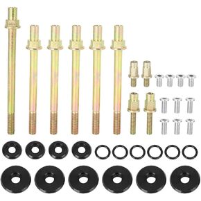 X AUTOHAUX Aluminum Alloy Low Profile Engine Valve Cover Washer Bolt Gasket Kit for Honda K-series