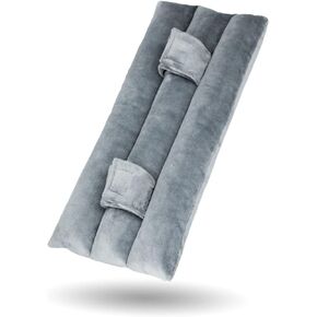 BELINOUS Seat Belt Pillows for Post Mastectomy Surgery, Seatbelt Chest Pillows After Heart Surgery for Car, Port Pillows for Chemo and Breast Cancer Patients' Comfort (Gray)