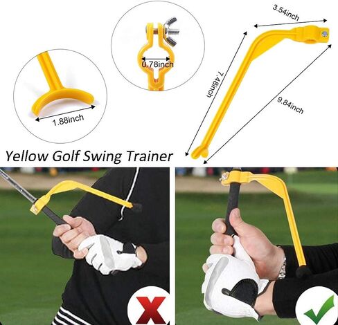 Golf Swing Training Aid Arm Band Trainer Impact Ball Inflator Assist Posture Motion Correction Aids Set for Men Women Golfer Beginner Practice in Saudi Arabia