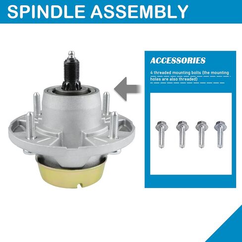 Deck Spindle Assembly for John Deere AM124498 AM131680 AM135349 AM144377 LX255 LX280 LX289 GX255(54C) in Saudi Arabia