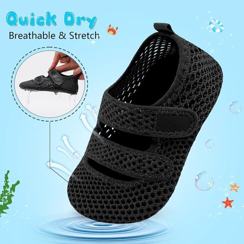 BARERUN Toddler Water Shoes Boys Girls Quick Dry Barefoot Aqua Shoes for Swim Pool Beach Non Slip Breathable Sandals Lightweight Summer House Slippers in Saudi Arabia